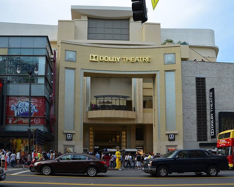 Exterior of the Dolby Theatre on Hollywood Boulevard