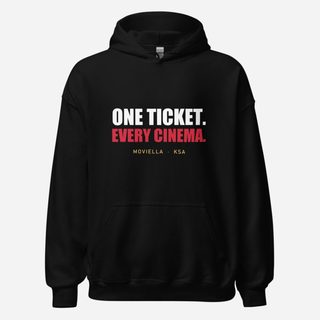Moviella One Ticket Hoodie Black
