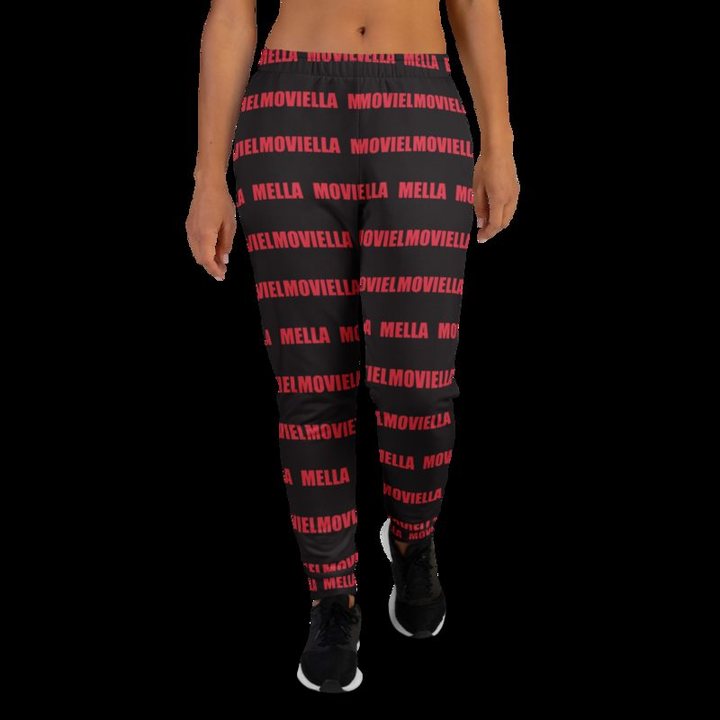 Moviella Wordmark Joggers in White
