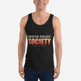 Moviella Movie Night Society Tank Black