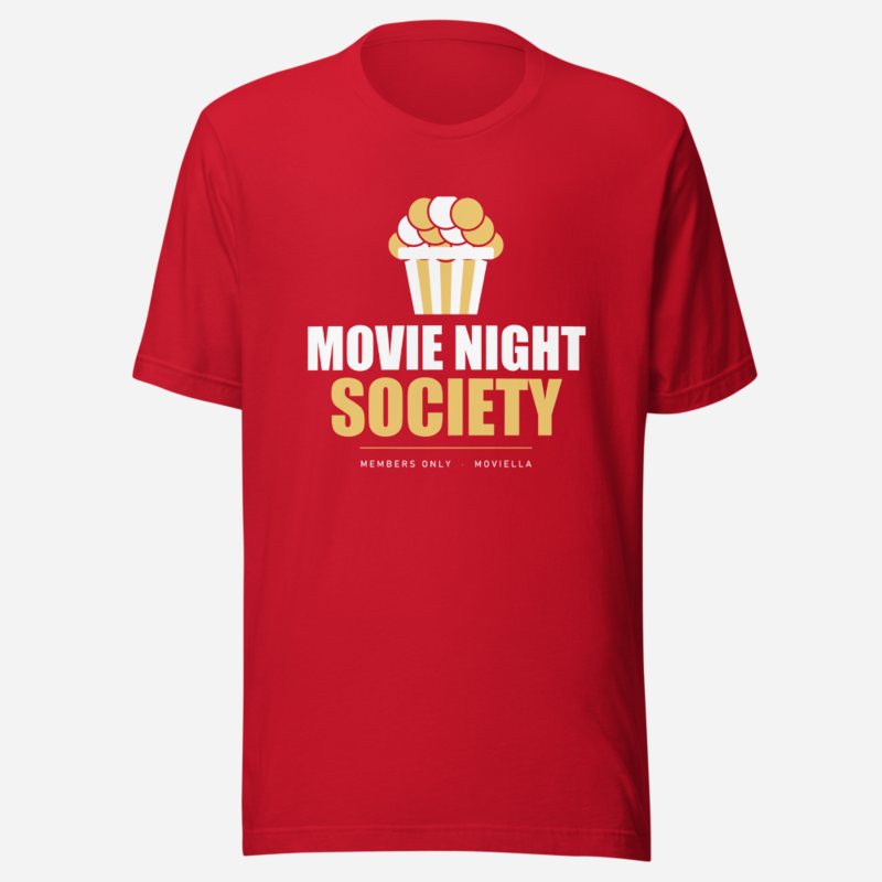 Moviella Movie Night Society (Popcorn) Cinema Tee