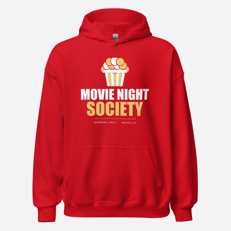Moviella Movie Night Society (Popcorn) Cinema Hoodie