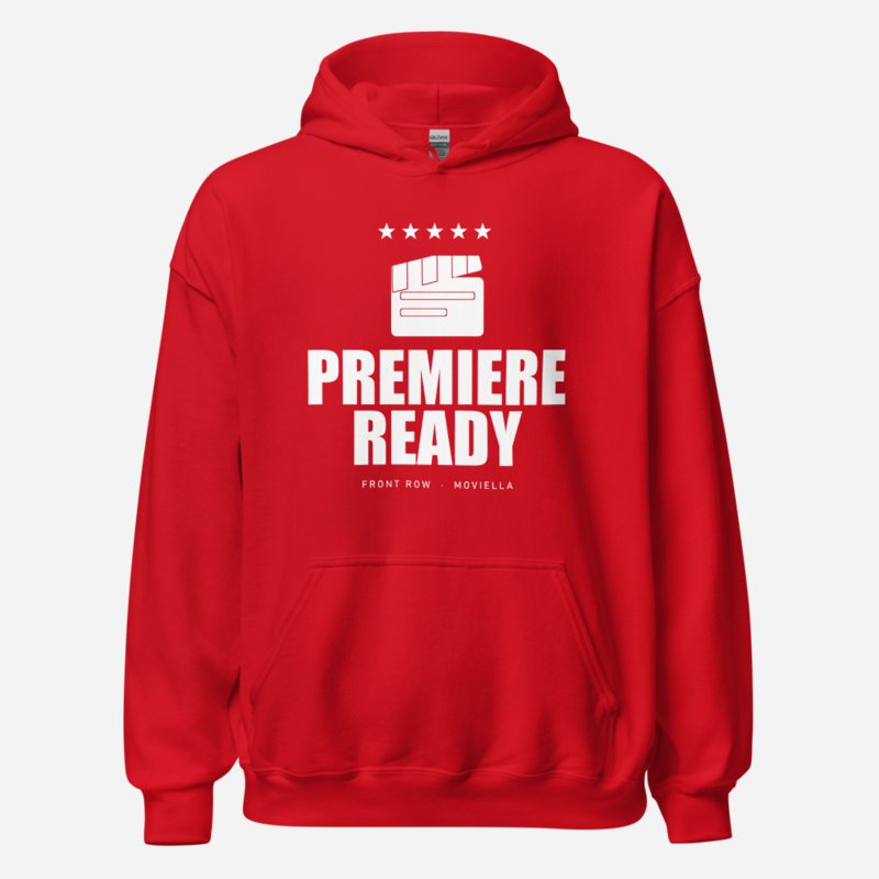 Moviella Premiere Ready Cinema Hoodie in Red