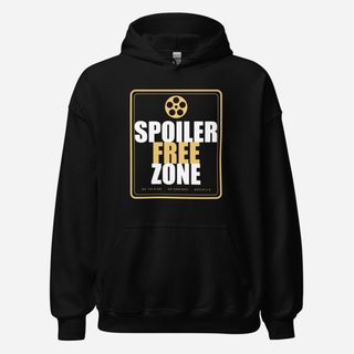 Moviella Spoiler Free Zone Cinema Hoodie Black