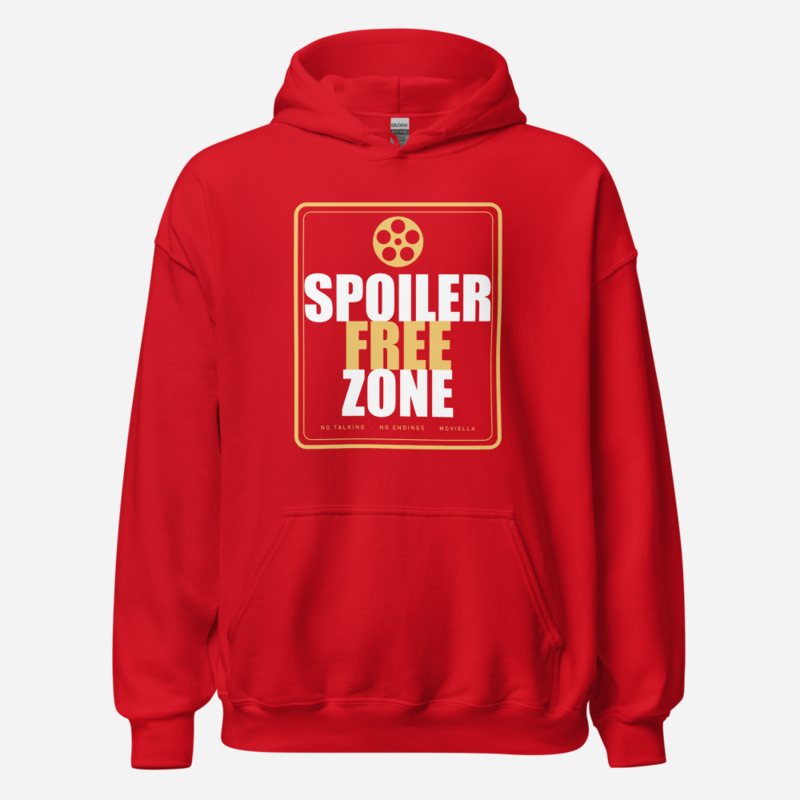Moviella Spoiler Free Zone Cinema Hoodie