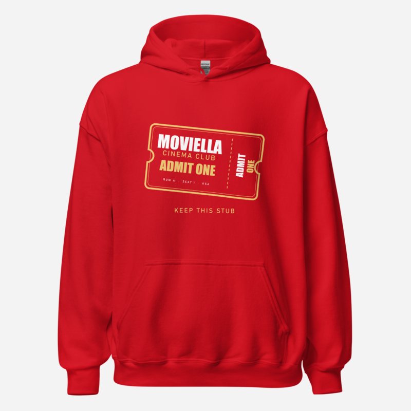 Moviella Cinema Club Ticket Stub Cinema Hoodie