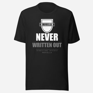 Moviella Never Written Out Sayings Tee Vintage Black