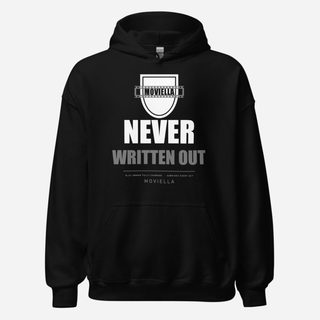 Moviella Never Written Out Sayings Hoodie Black