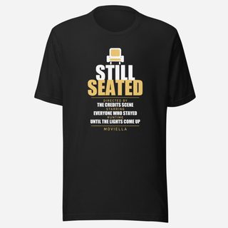 Moviella Still Seated Sayings Tee Vintage Black