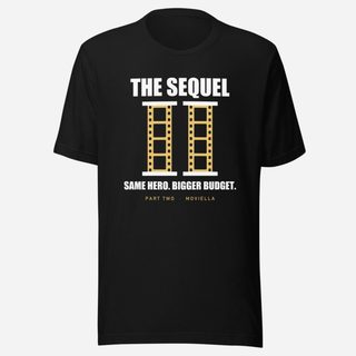 Moviella The Sequel Sayings Tee Black