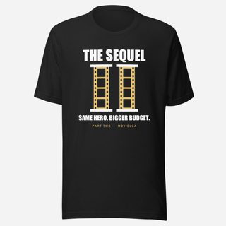 Moviella The Sequel Sayings Tee Vintage Black