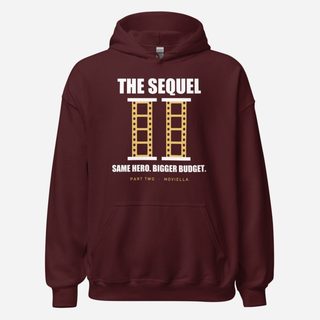 Moviella The Sequel Sayings Hoodie Maroon