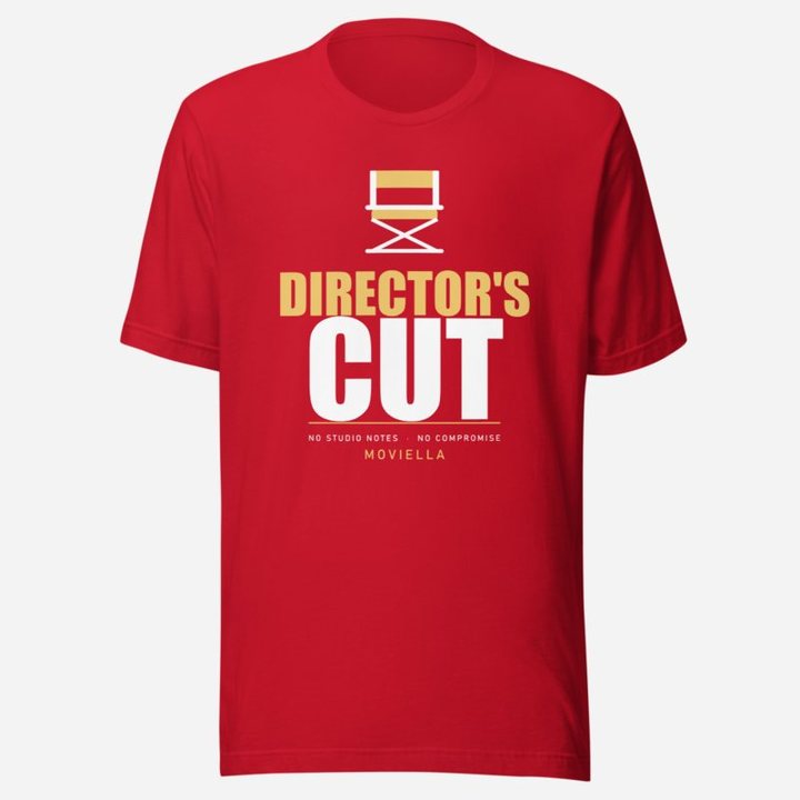 Moviella Director's Cut Sayings Tee in Red