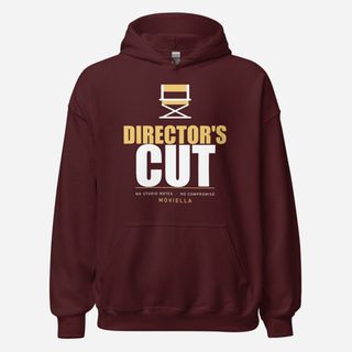 Moviella Director's Cut Sayings Hoodie Maroon