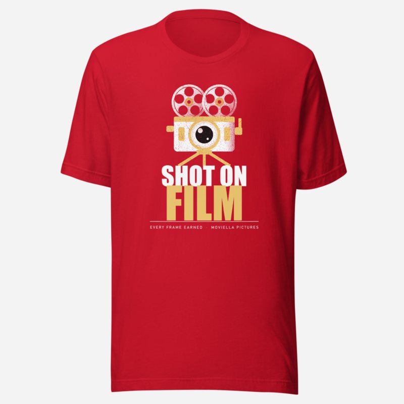 Moviella Shot On Film Screening Room Tee