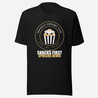 Moviella Popcorn Club Screening Room Tee Black