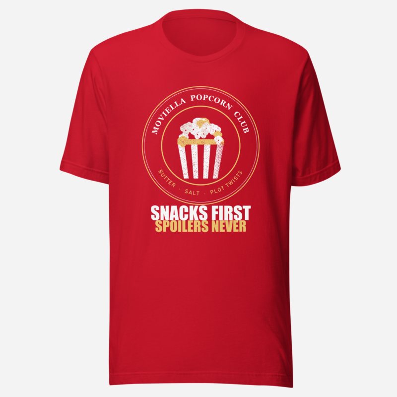 Moviella Popcorn Club Screening Room Tee