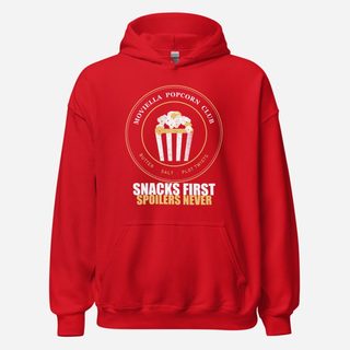 Moviella Popcorn Club Screening Room Hoodie Red