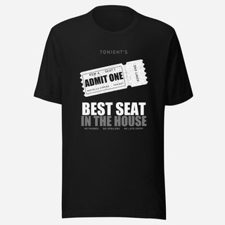 Moviella Admit One Screening Room Tee Black