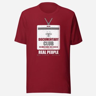 Moviella Documentary Club Screening Room Tee Cardinal