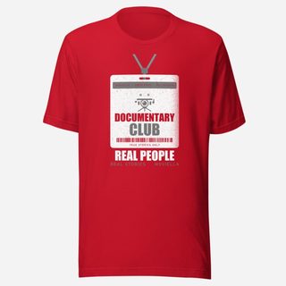 Moviella Documentary Club Screening Room Tee Red