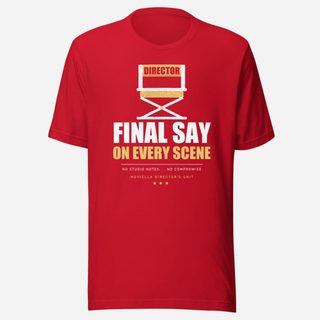 Moviella Director's Chair Screening Room Tee Red