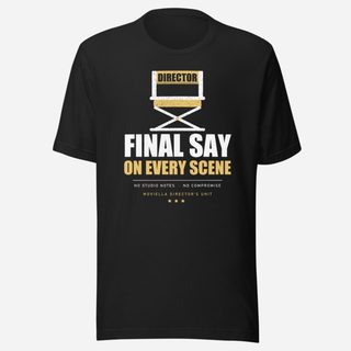 Moviella Director's Chair Screening Room Tee Vintage Black