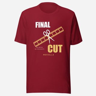Moviella Final Cut Screening Room Tee Cardinal