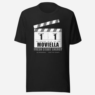 Moviella Scene 1 Take 1 Screening Room Tee Vintage Black