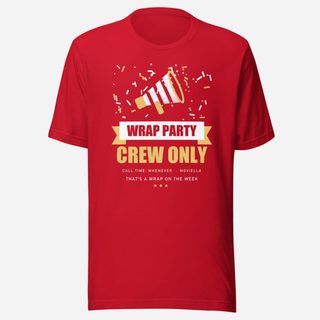 Moviella Wrap Party Screening Room Tee Red