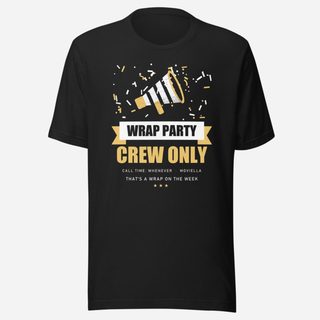 Moviella Wrap Party Screening Room Tee Vintage Black