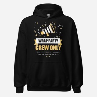 Moviella Wrap Party Screening Room Hoodie Black