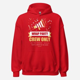 Moviella Wrap Party Screening Room Hoodie Red