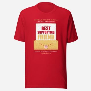 Moviella Best Supporting Friend Screening Room Tee Red
