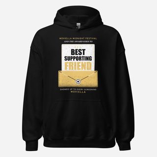 Moviella Best Supporting Friend Screening Room Hoodie Black