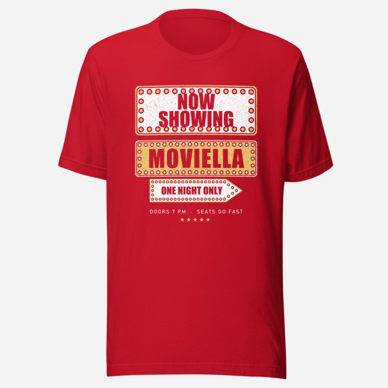 Moviella Now Showing Screening Room Tee