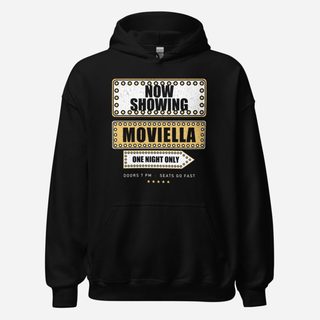 Moviella Now Showing Screening Room Hoodie Black
