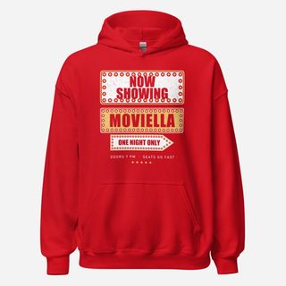 Moviella Now Showing Screening Room Hoodie Red