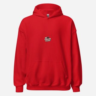 Moviella No Spoilers Please Hoodie Red