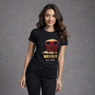 Moviella Watch It In 3D Glasses Tee AI model
